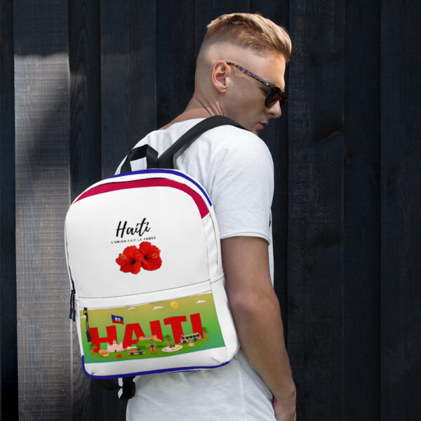 Haiti backpack-white