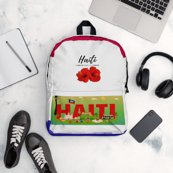 Haiti backpack-white