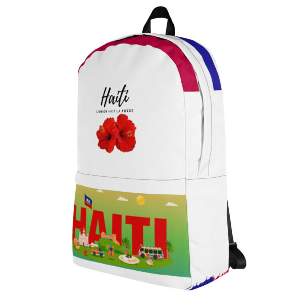 Haiti backpack-white