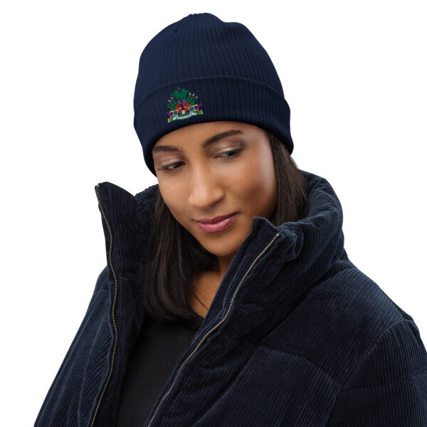 Organic ribbed beanie - Image 3